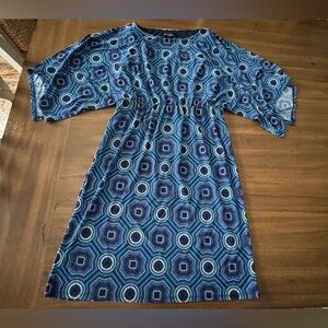 Grayson Blue Pattern Dress - Size Smal